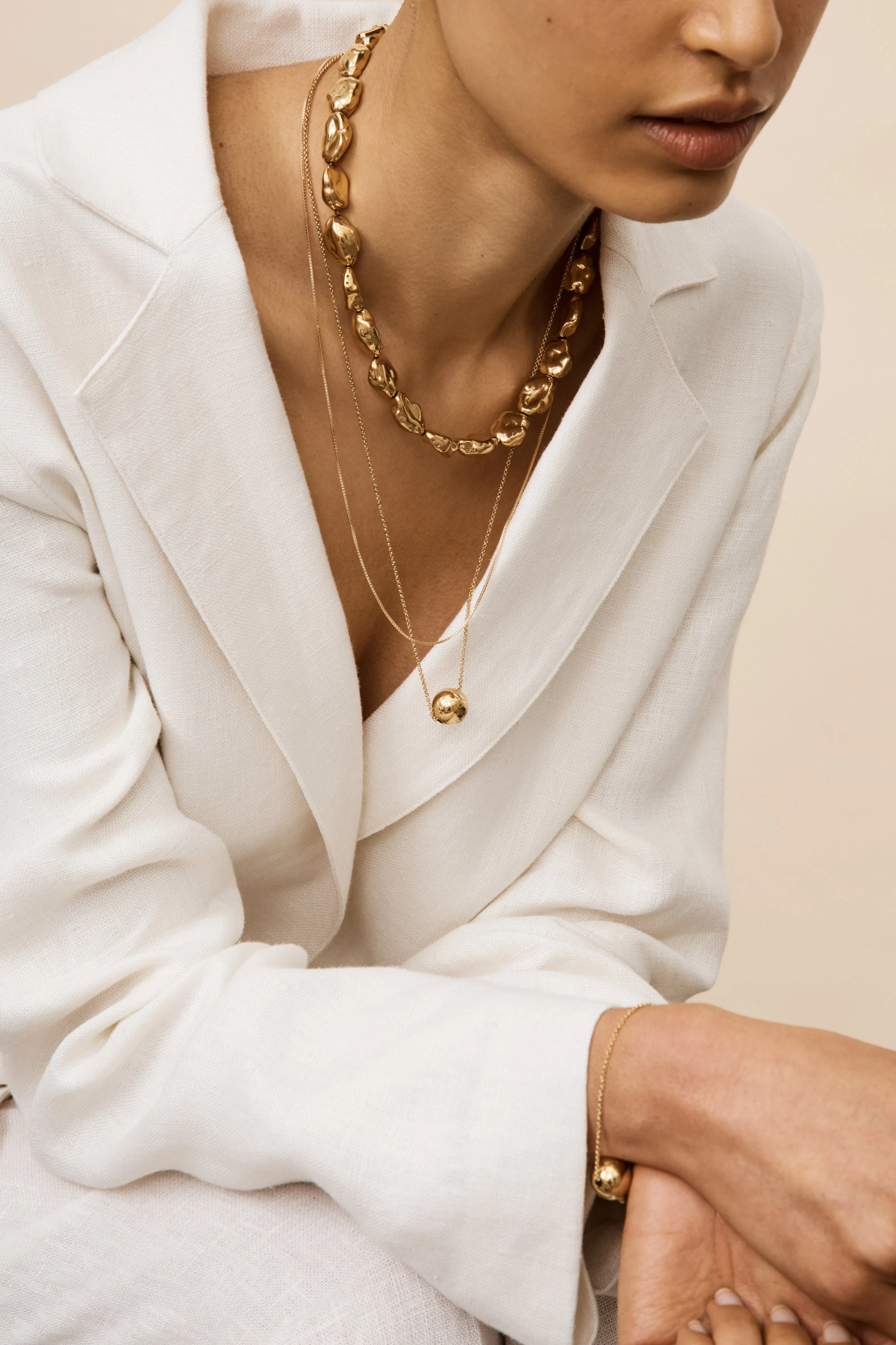 Adjustable Sphere Necklace