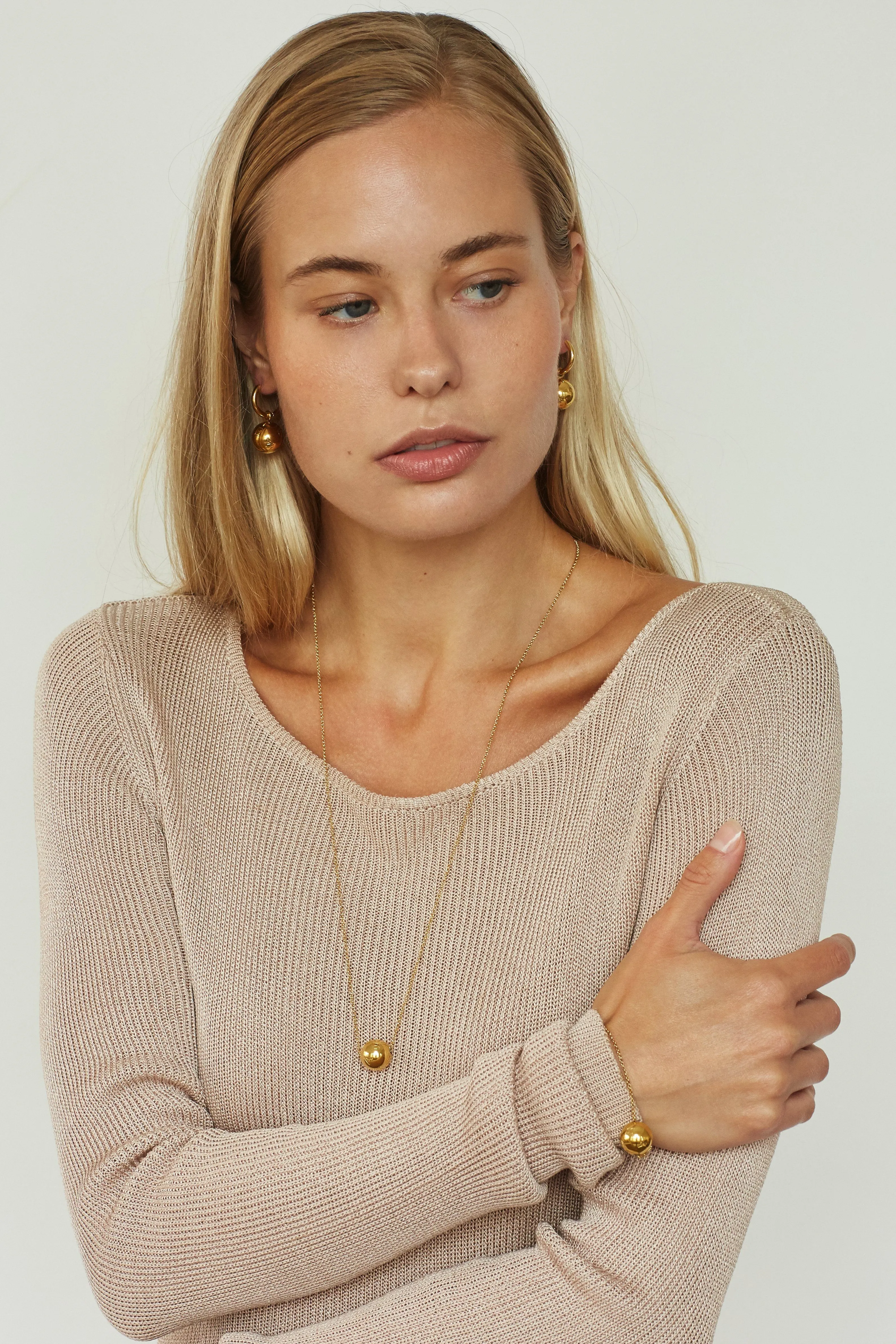 Adjustable Sphere Necklace