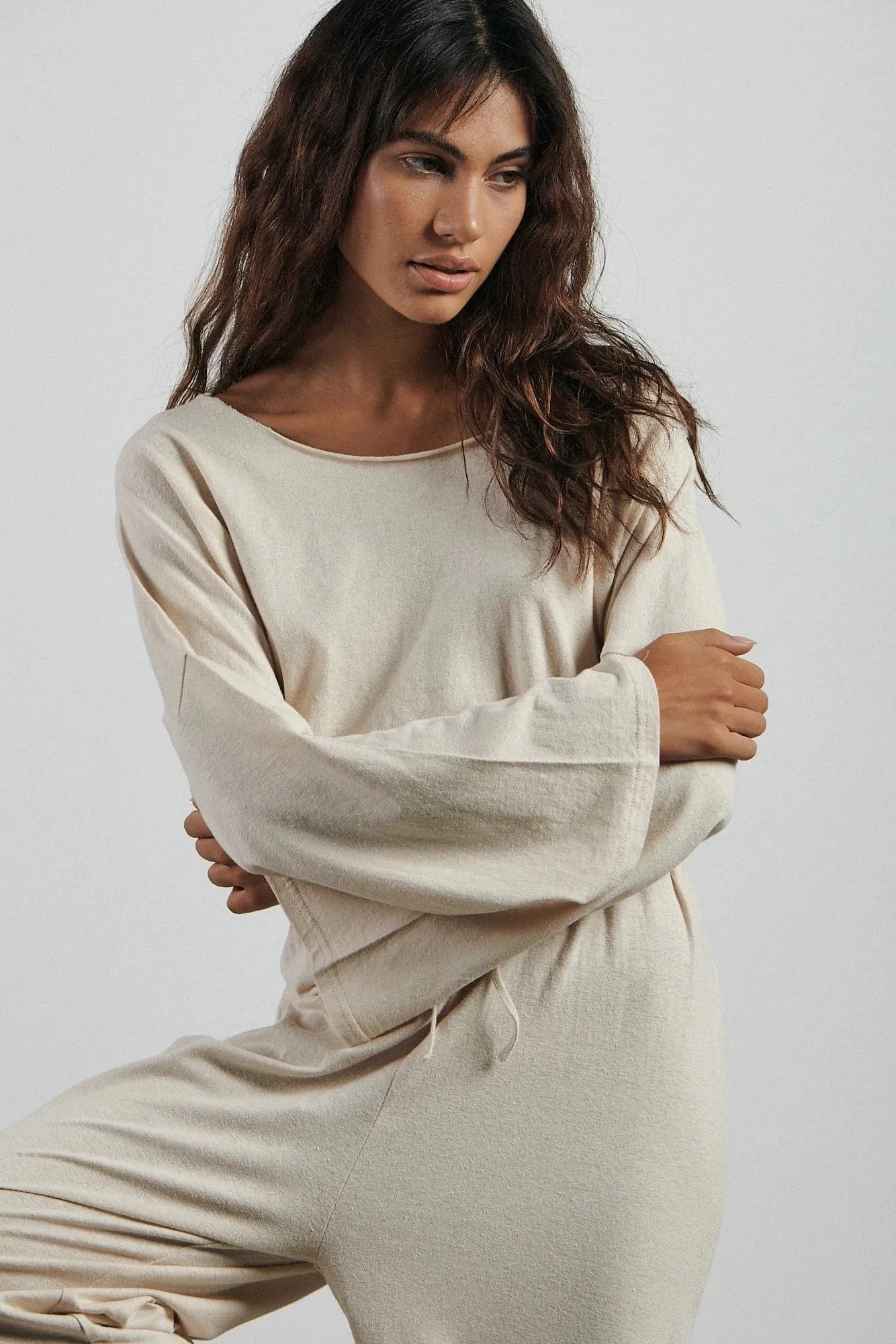 BARE THE LOUNGE SWEATER - NATURAL