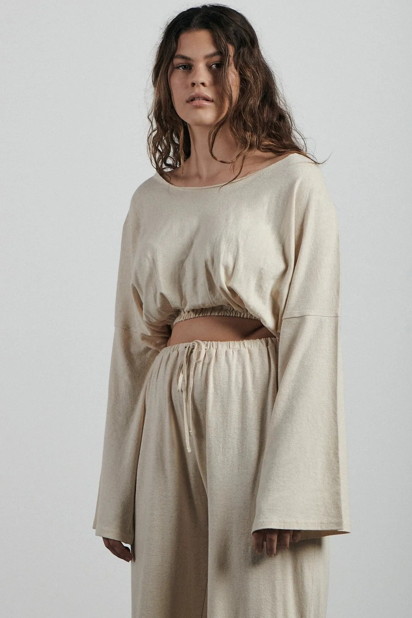 BARE THE LOUNGE SWEATER - NATURAL