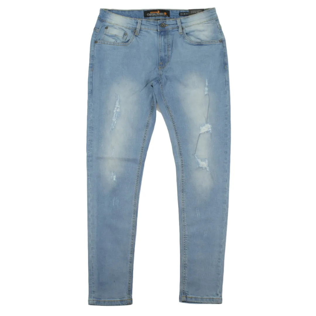COPPER RIVET JEANS -9030