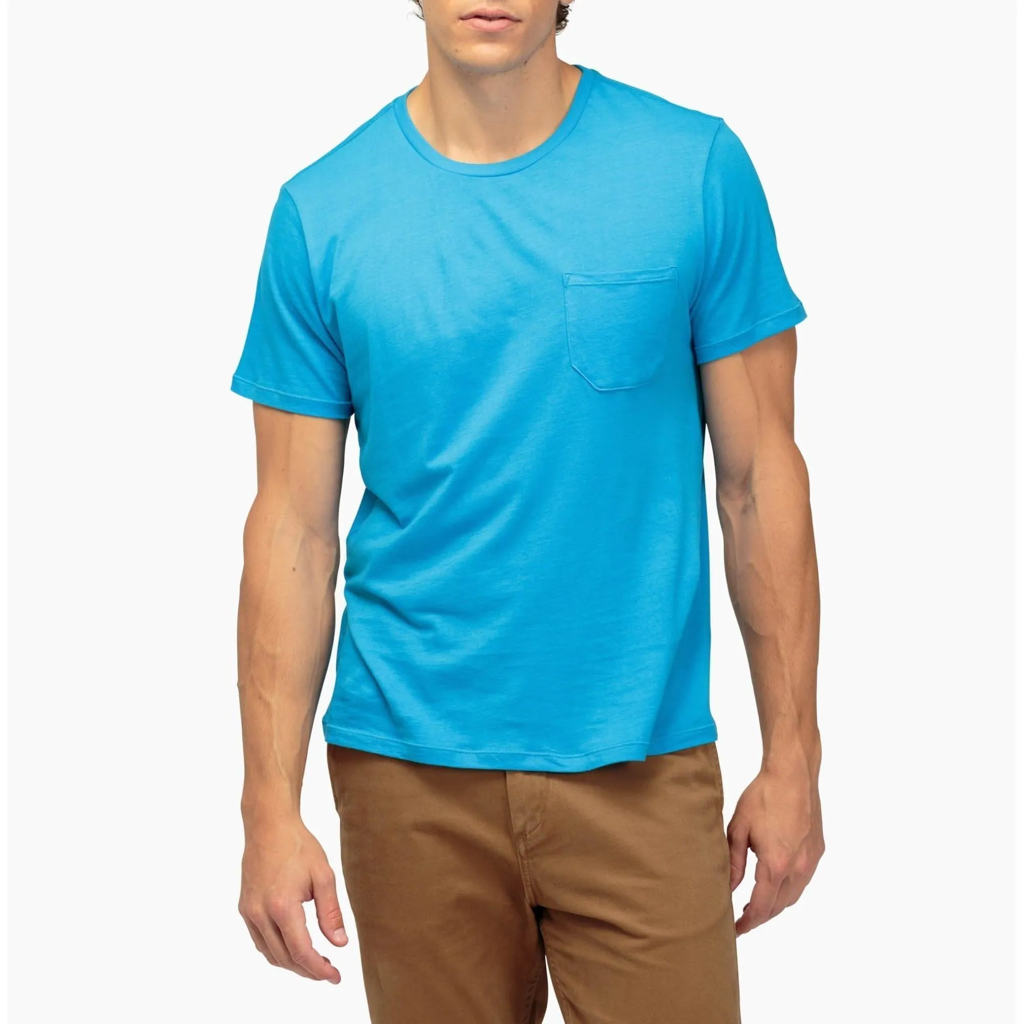 Crew Pocket Tee (Cobalt)