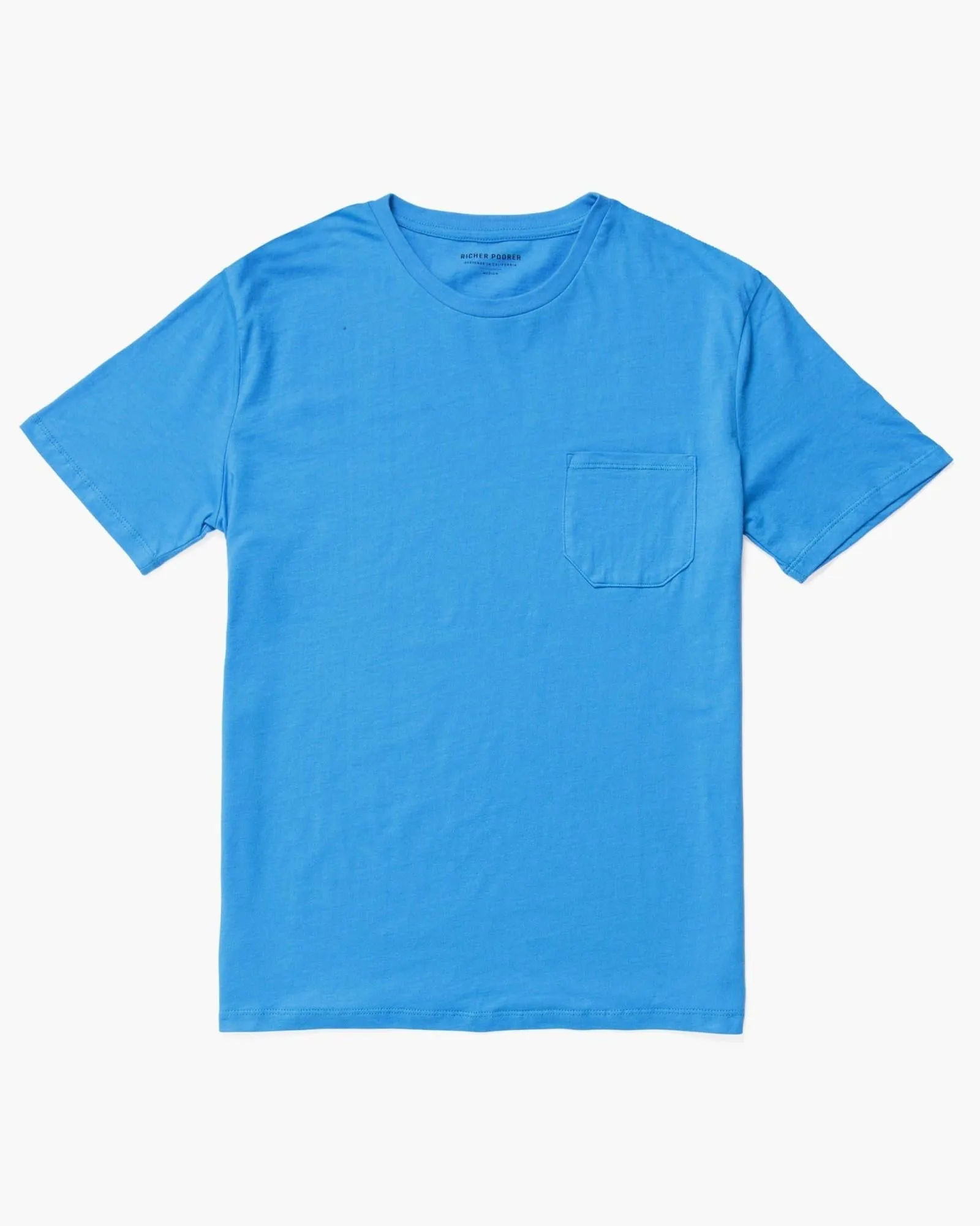 Crew Pocket Tee (Cobalt)