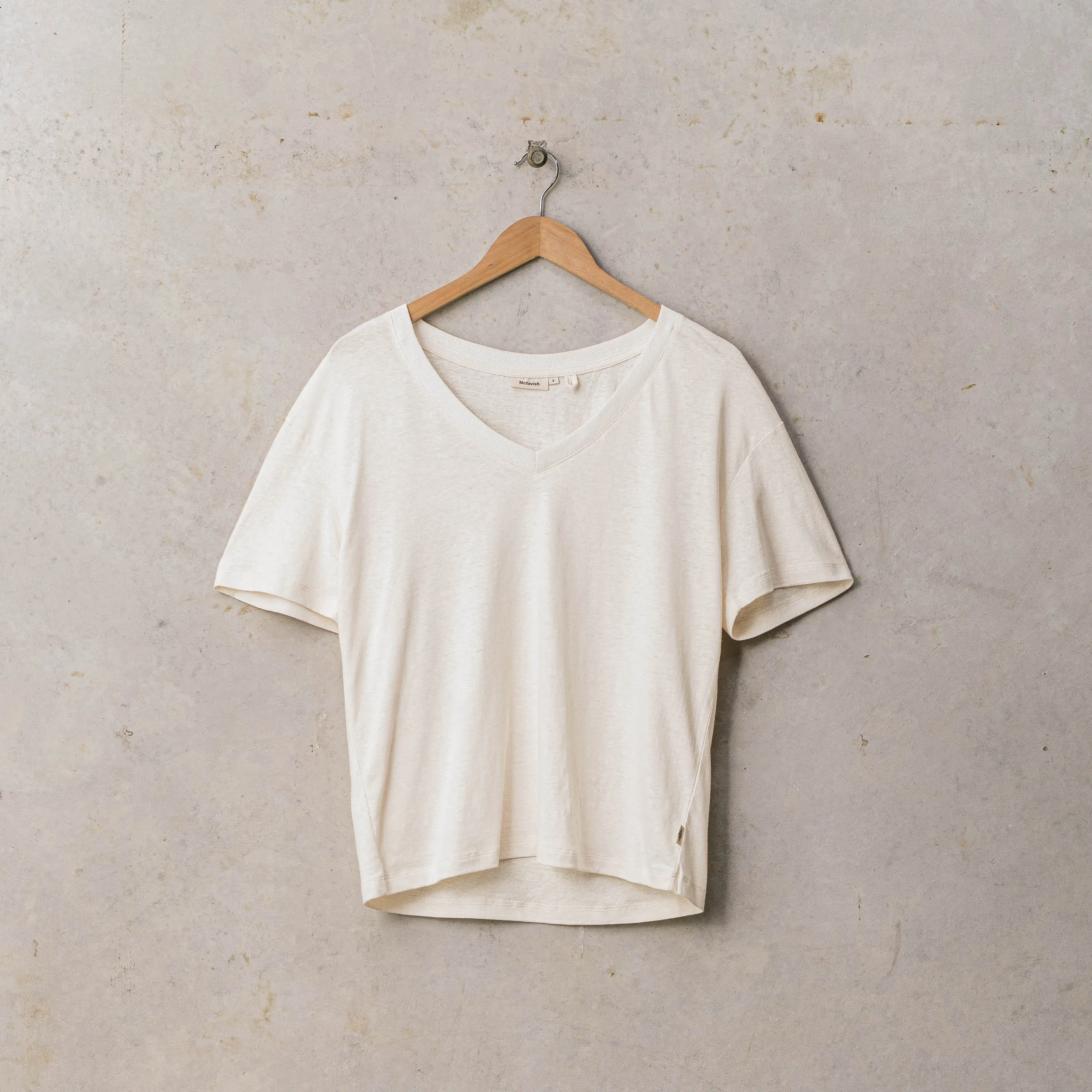 Deep V Hemp Tee