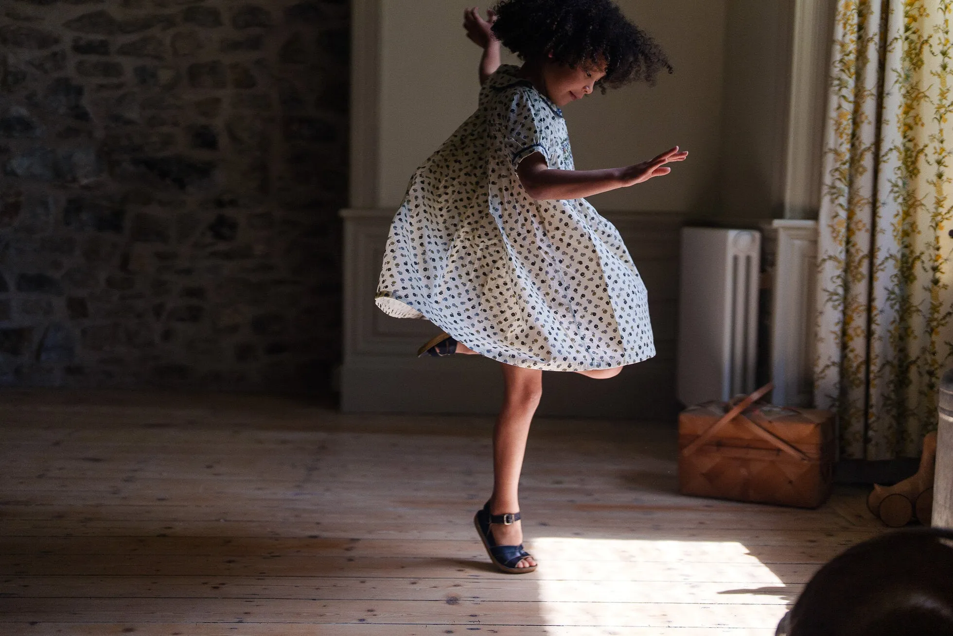 Elizabeth Dress in Daisy Floral