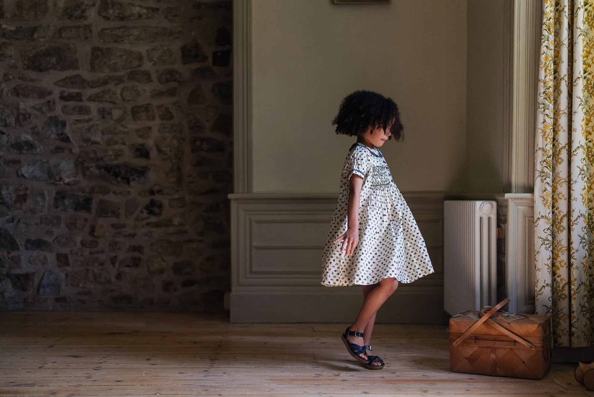 Elizabeth Dress in Daisy Floral