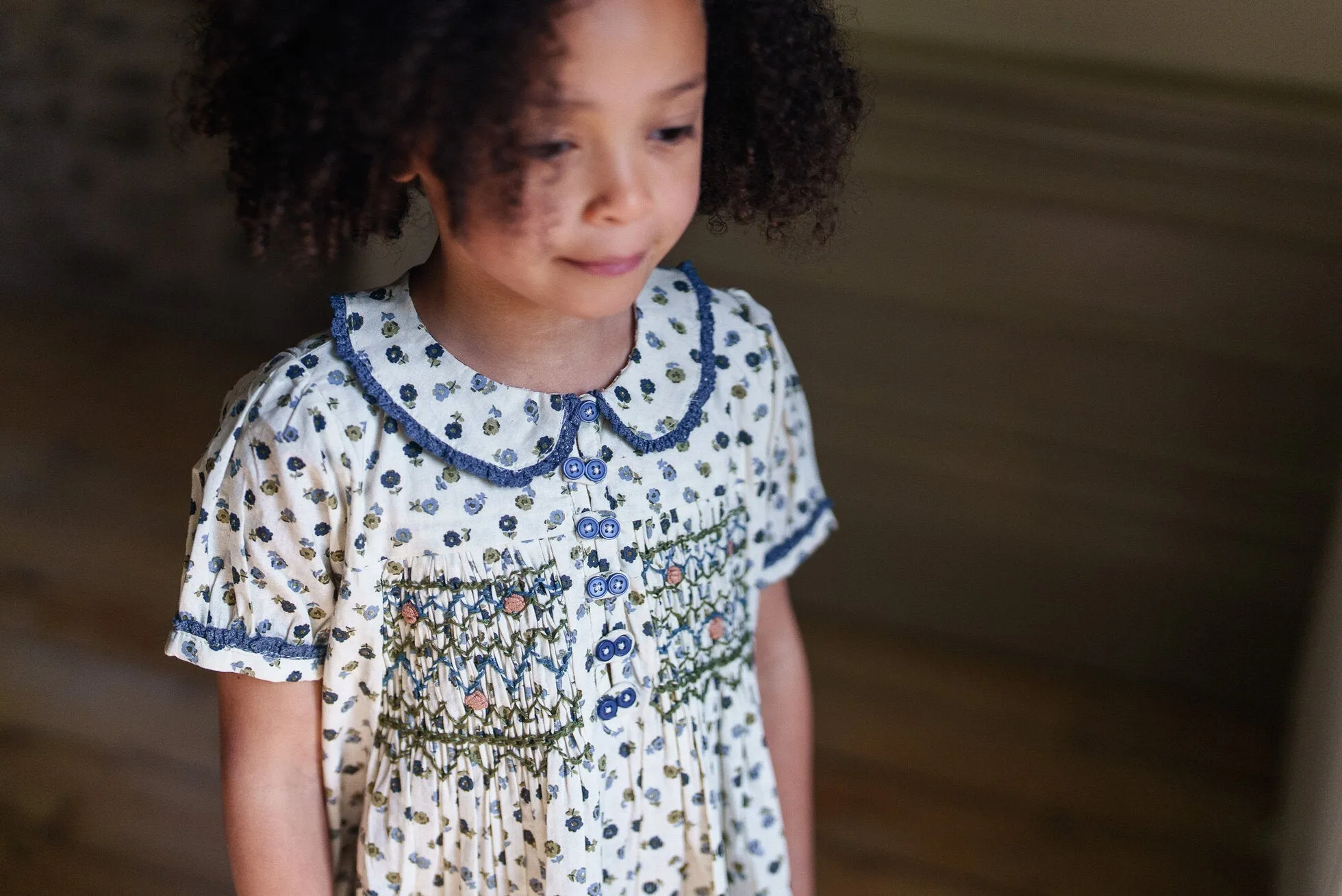 Elizabeth Dress in Daisy Floral