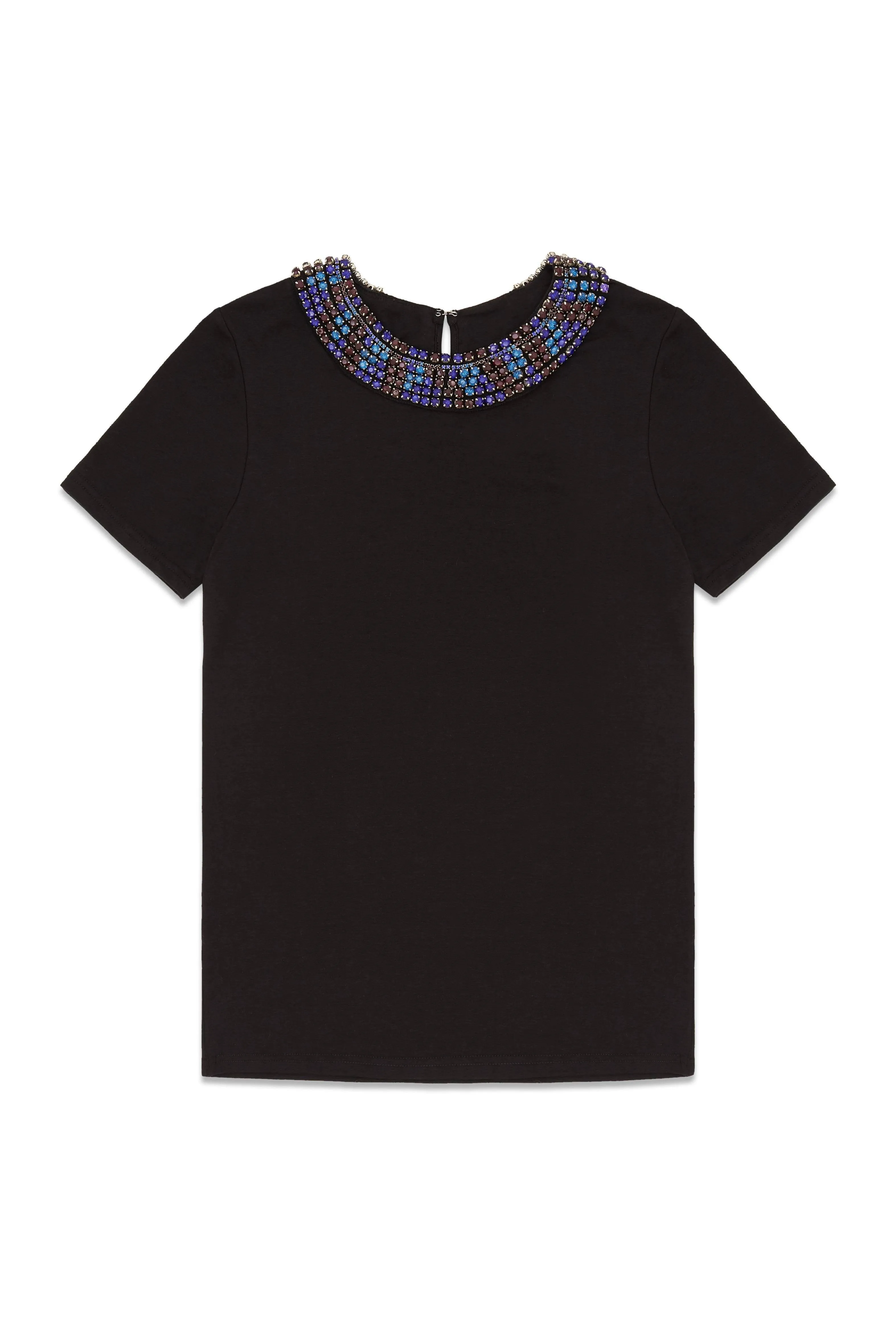 Embellished Cotton-Jersey T-Shirt