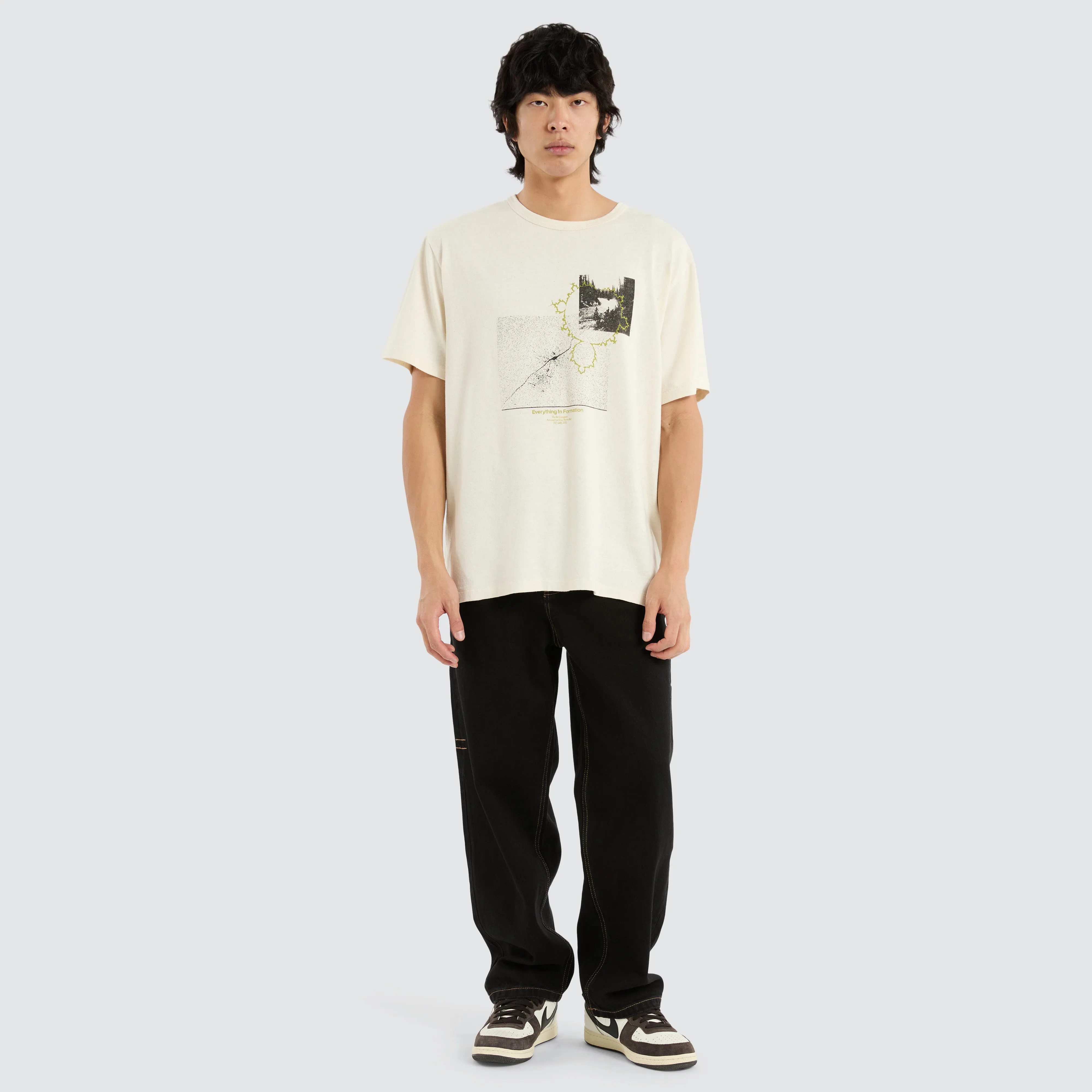 Hemp Transformation Merch Tee Unbleached White