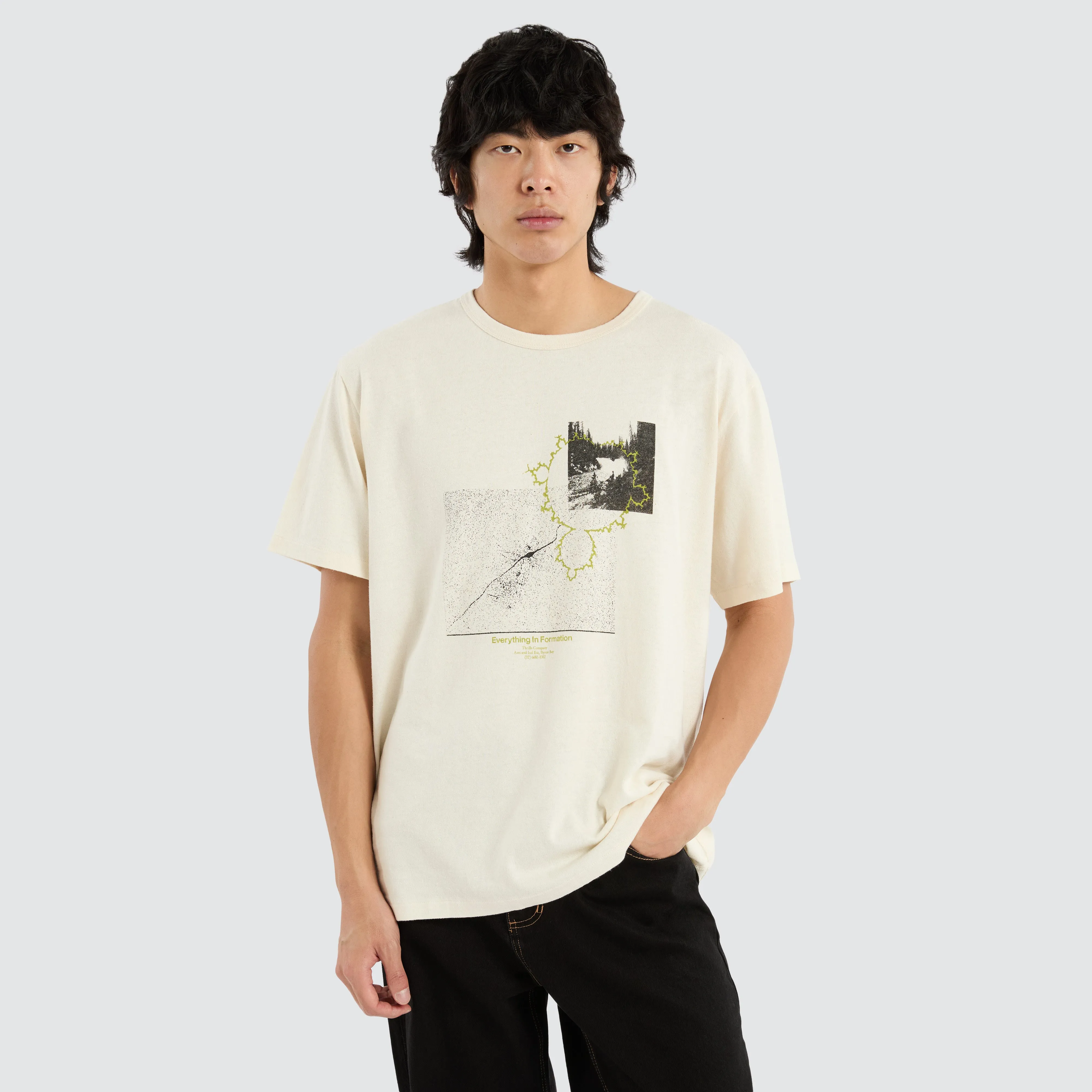 Hemp Transformation Merch Tee Unbleached White