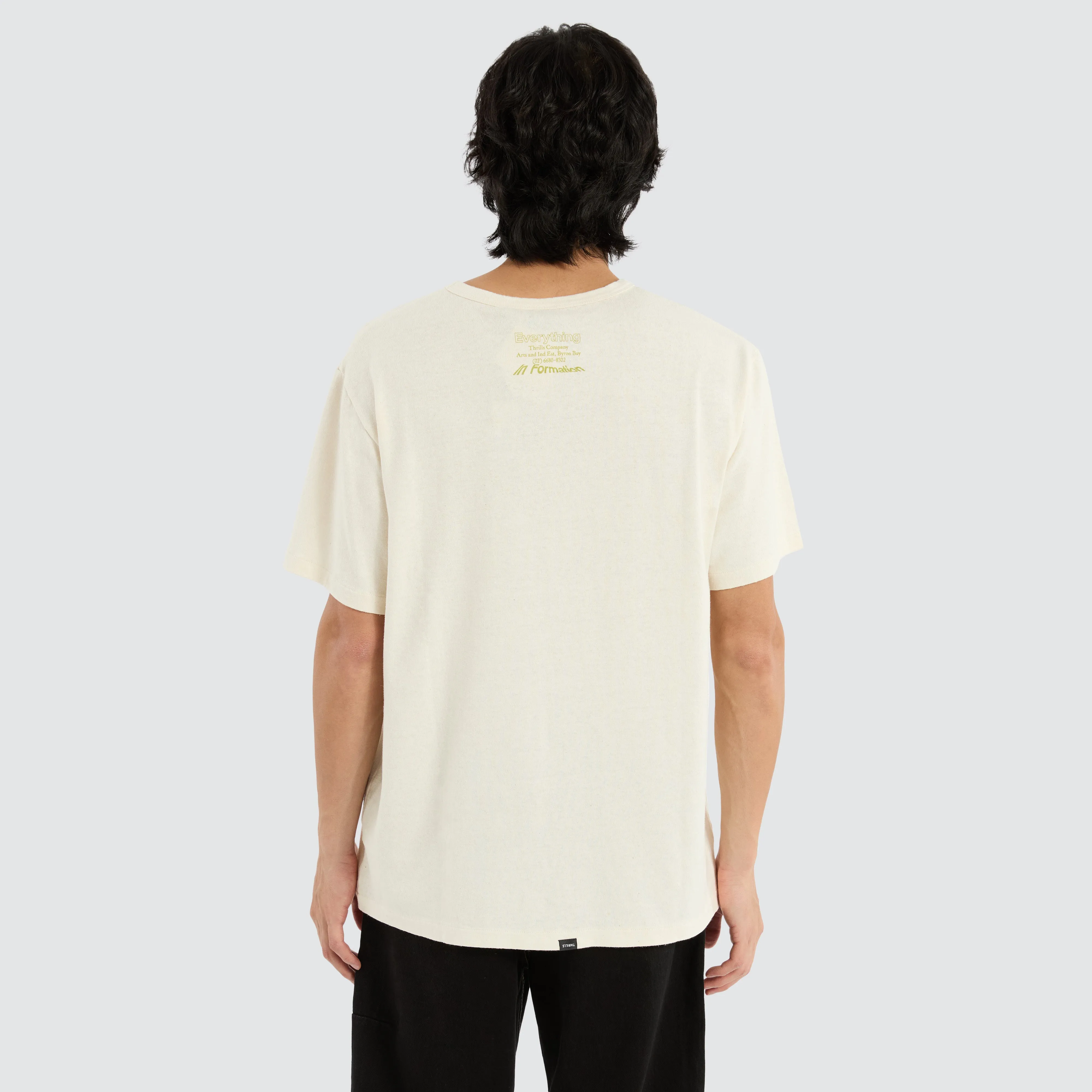 Hemp Transformation Merch Tee Unbleached White