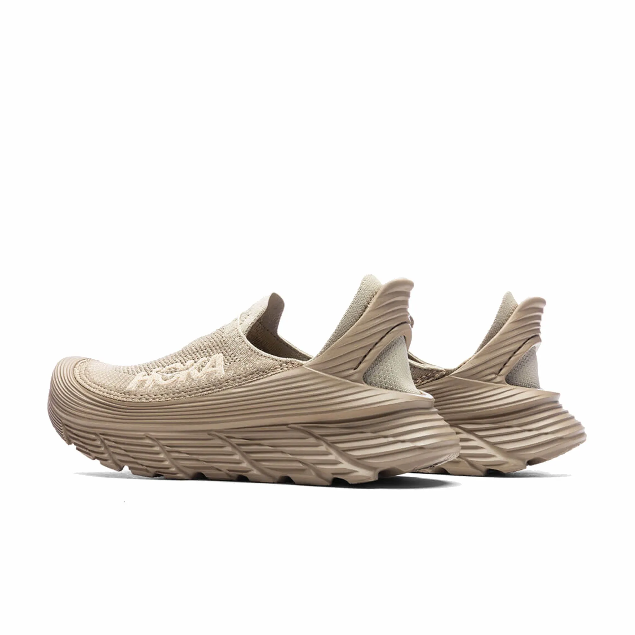 Eco-Friendly Hoka Restore TC Walking Shoes in Dune/Oxford Tan