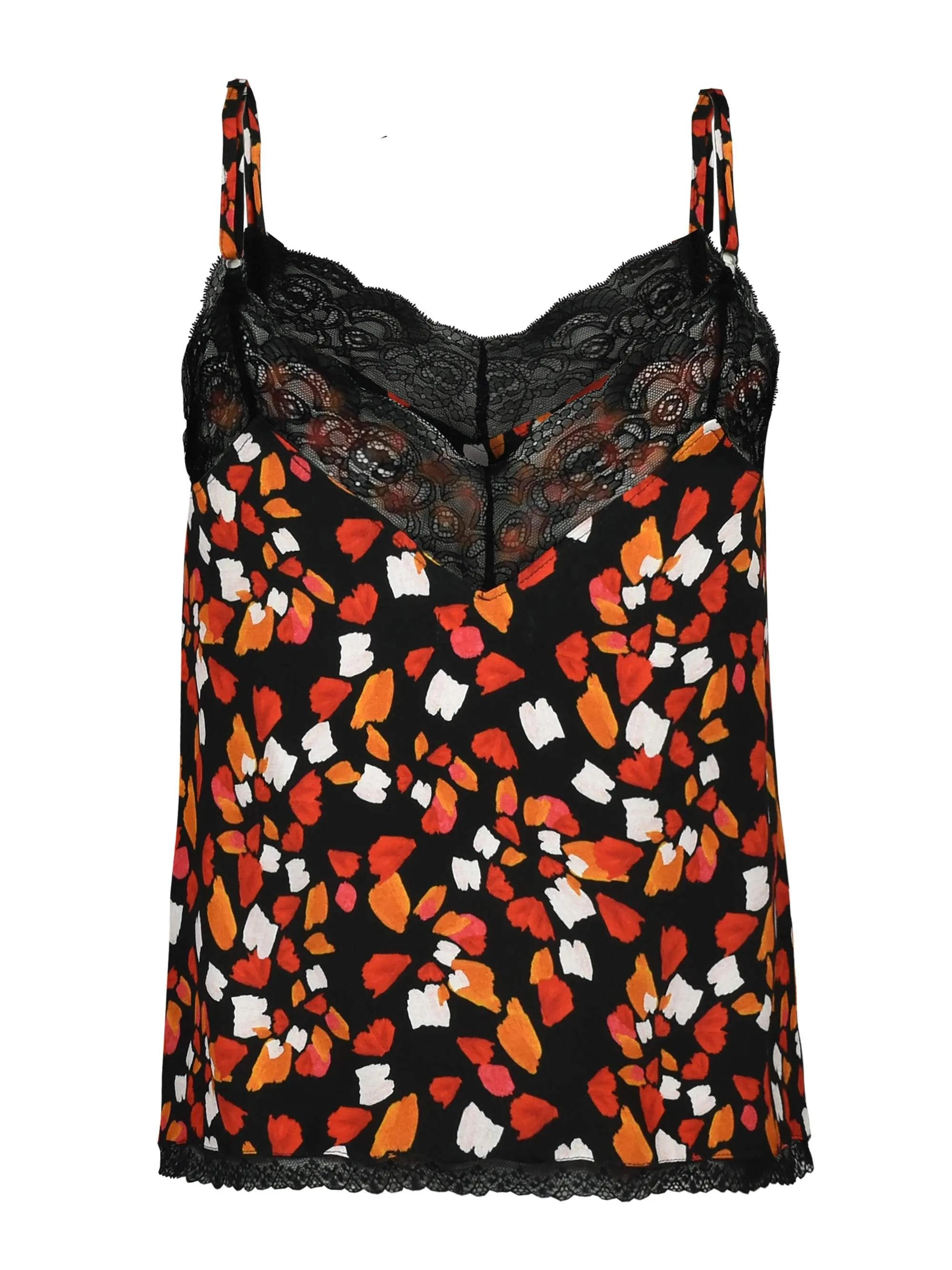 Lace Trim Cami Top