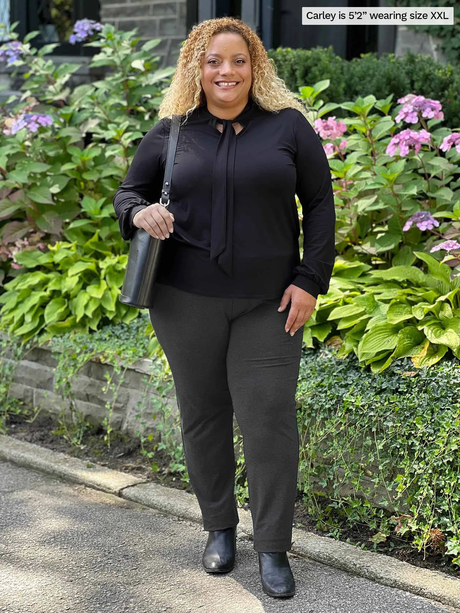 Rhoda tie neck blouse - FINAL SALE