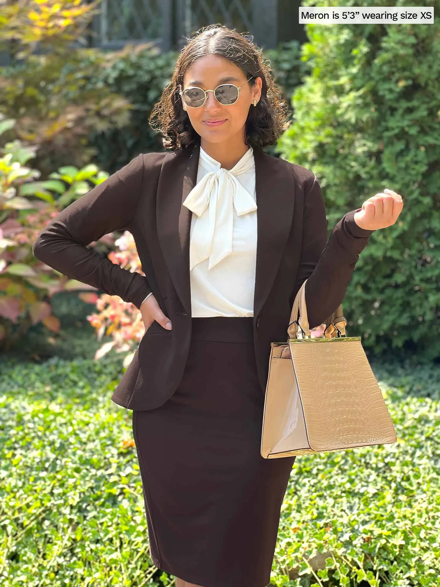 Rhoda tie neck blouse - FINAL SALE