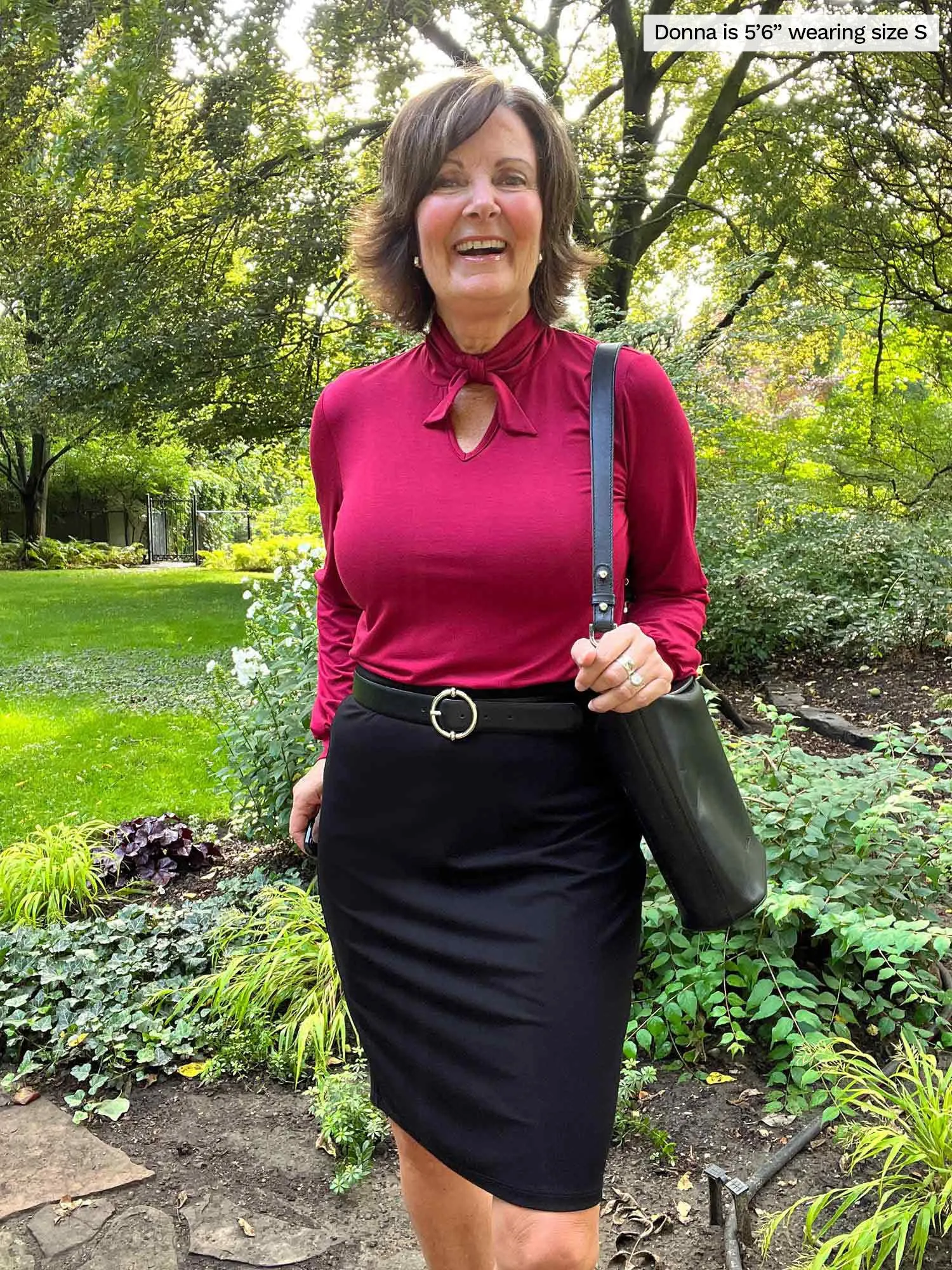 Rhoda tie neck blouse - FINAL SALE