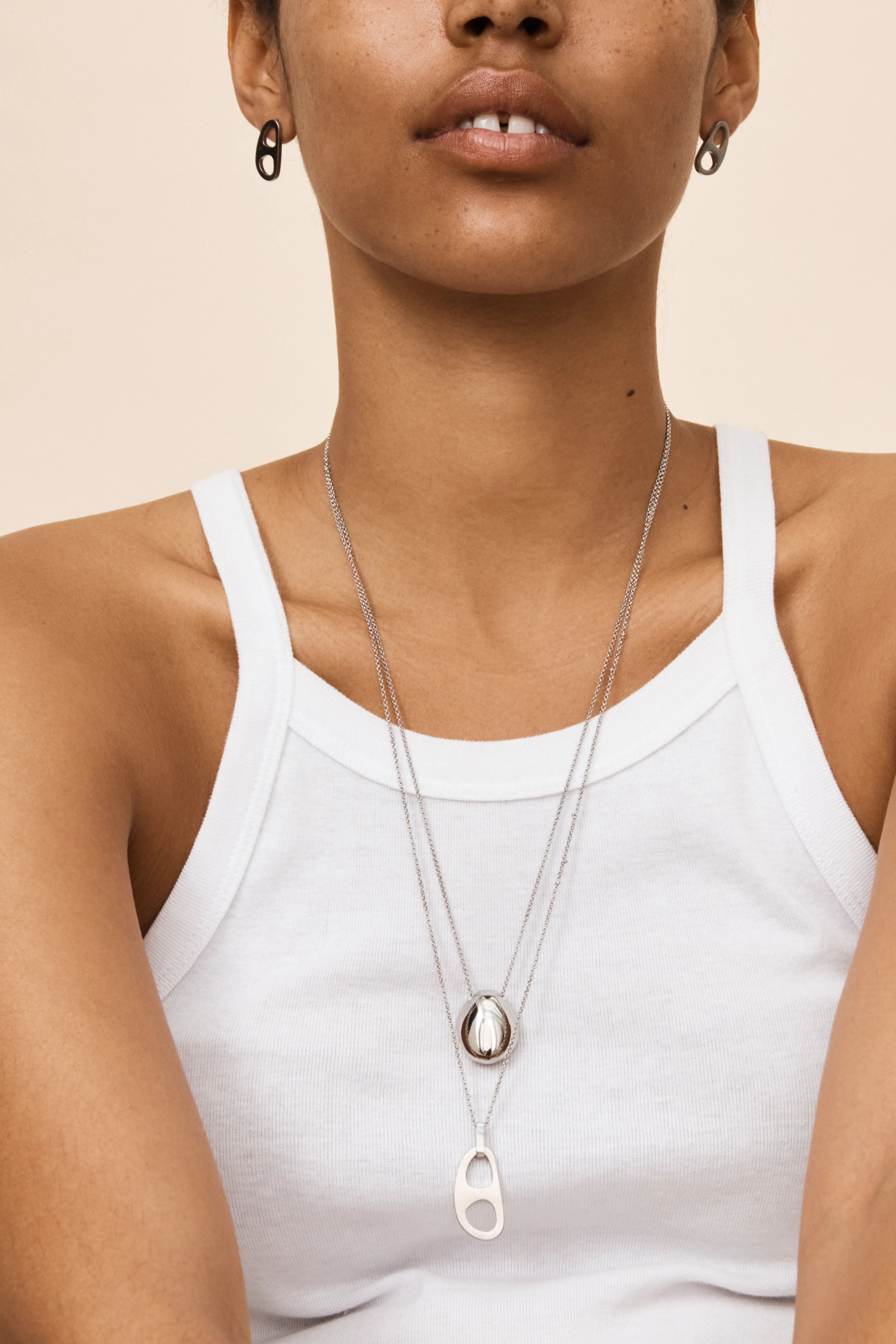 Silver Tab Studs