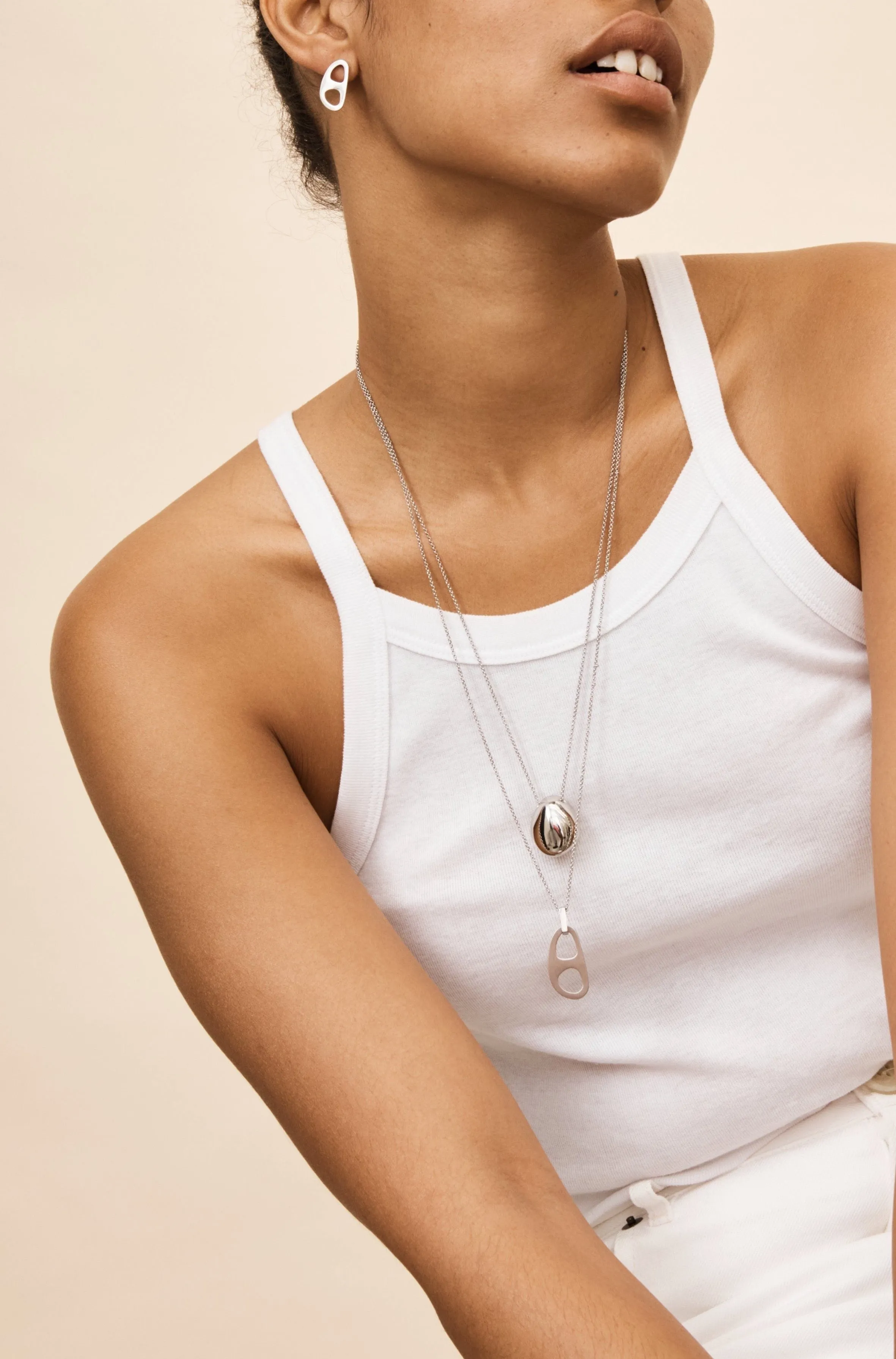 Silver Tab Studs