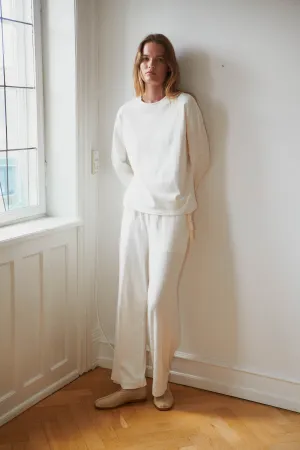 the long sleeve jersey top - bone