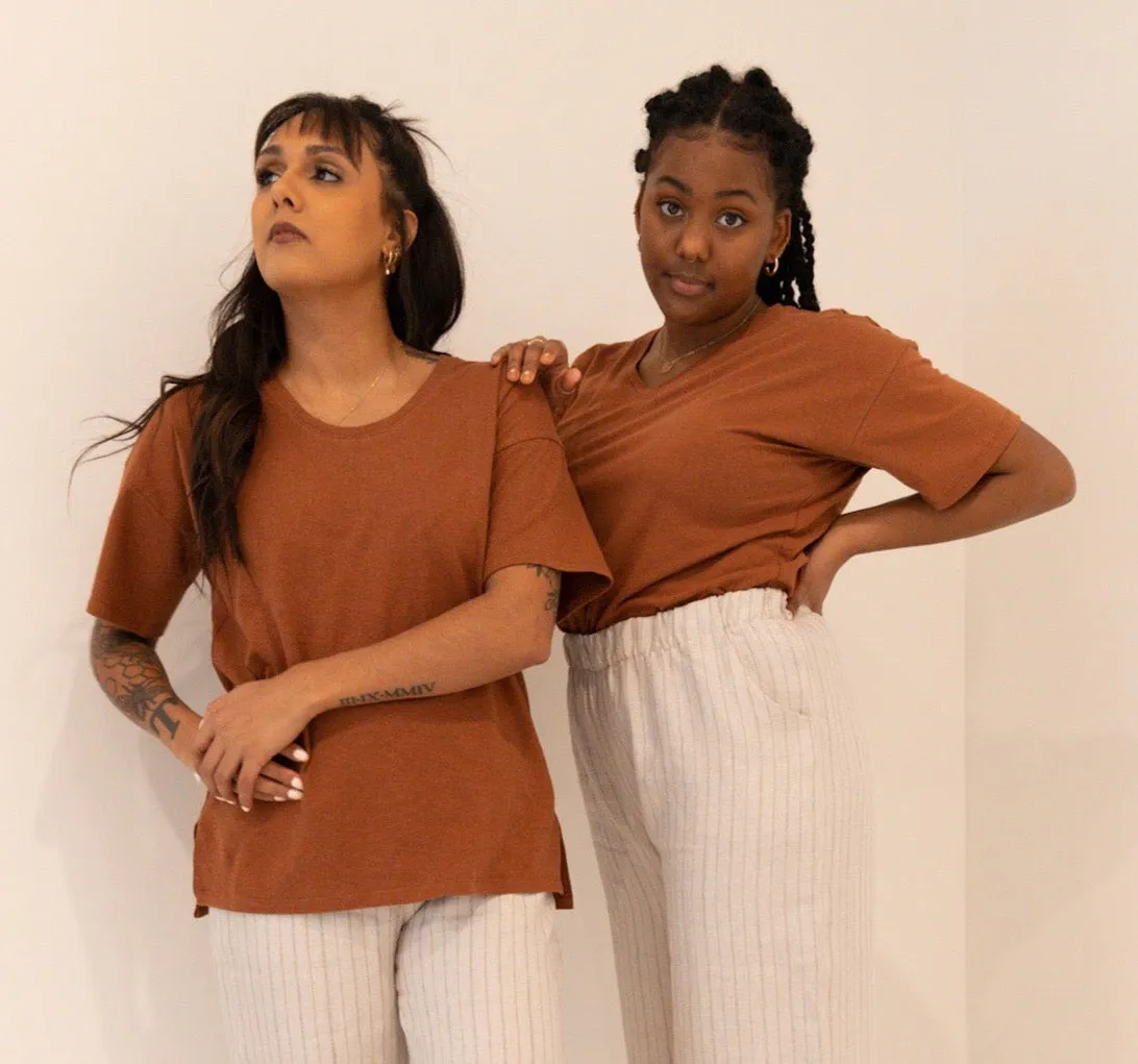 The T Shirt-Scoop Neck-Hemp Jersey-Classic Length