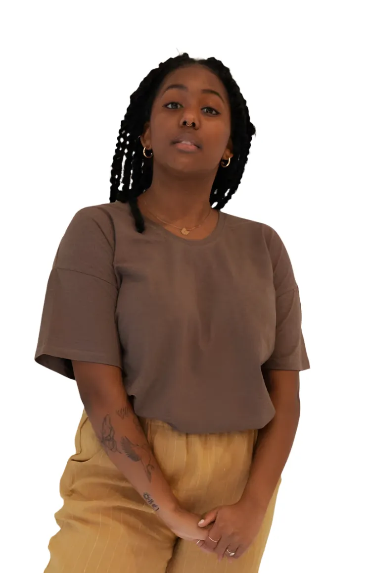 The T Shirt-Scoop Neck-Hemp Jersey Spandex-Tall