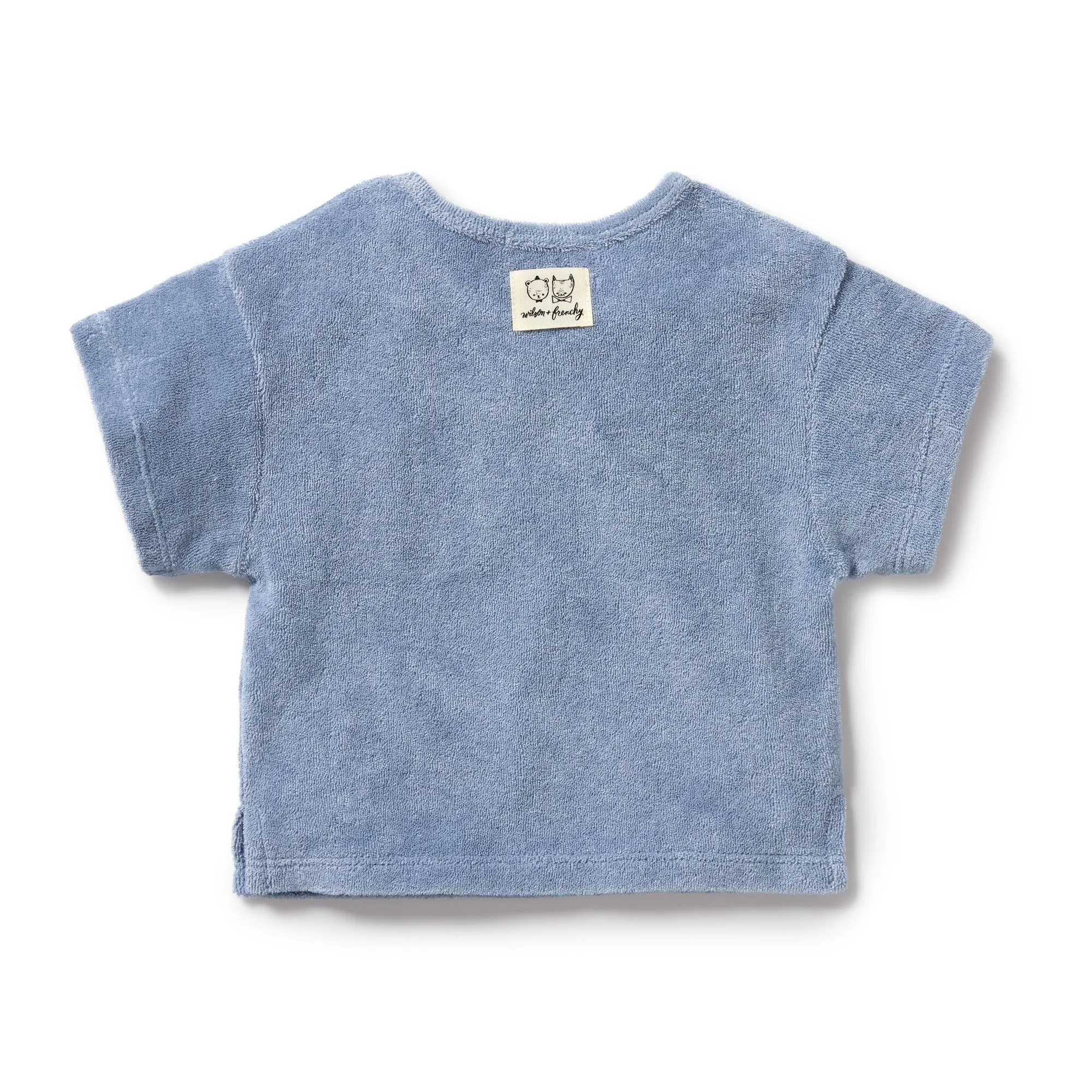 Wilson and Frenchy Organic Terry Tee Dusty Blue