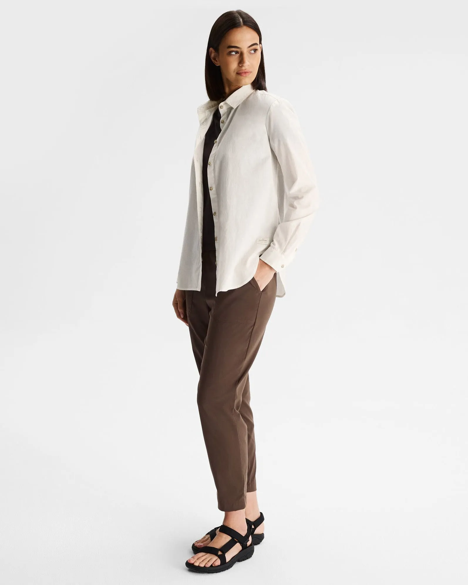Women's Flaxton LT Long Sleeve Shirt - White